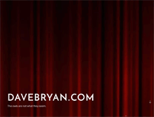 Tablet Screenshot of davebryan.com